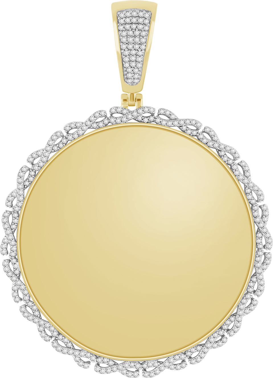 Elegant 10k 0.75ct Memory Pendant