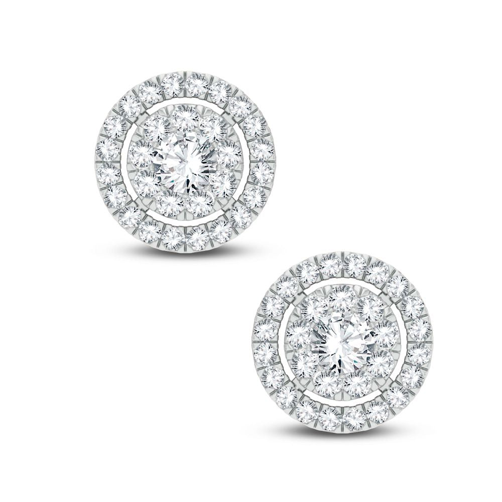 14K 0.68CT DIAMOND EARRING