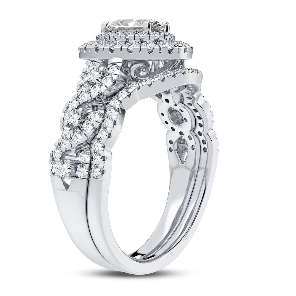 14K 1.00CT Diamond Bridal Ring