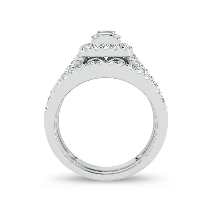 14K 1.00ct Diamond Bridal Ring