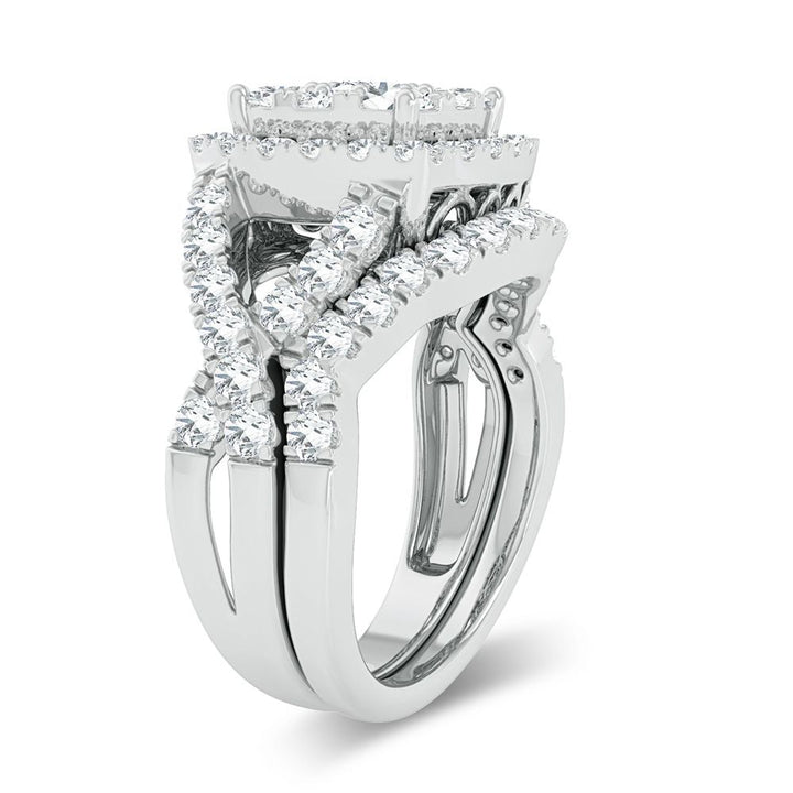 14K 2.38ct Diamond Bridal Ring