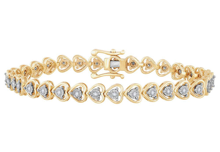 10K 0.50ct Diamond Bracelet