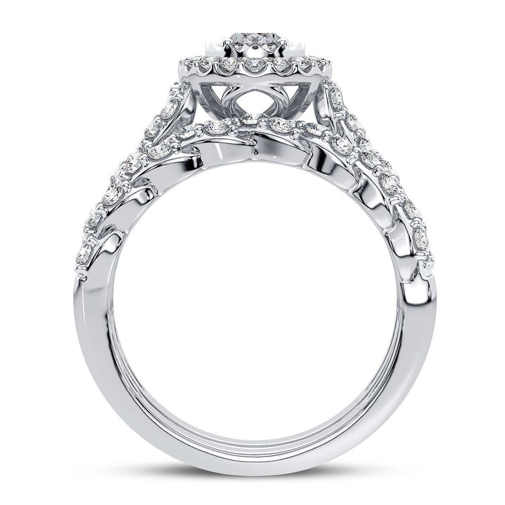 14K 1.33CT DIAMOND BRIDAL RING