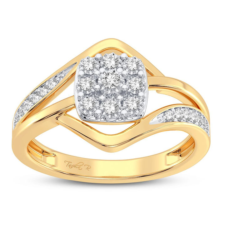 10K 0.10CT DIAMOND RING