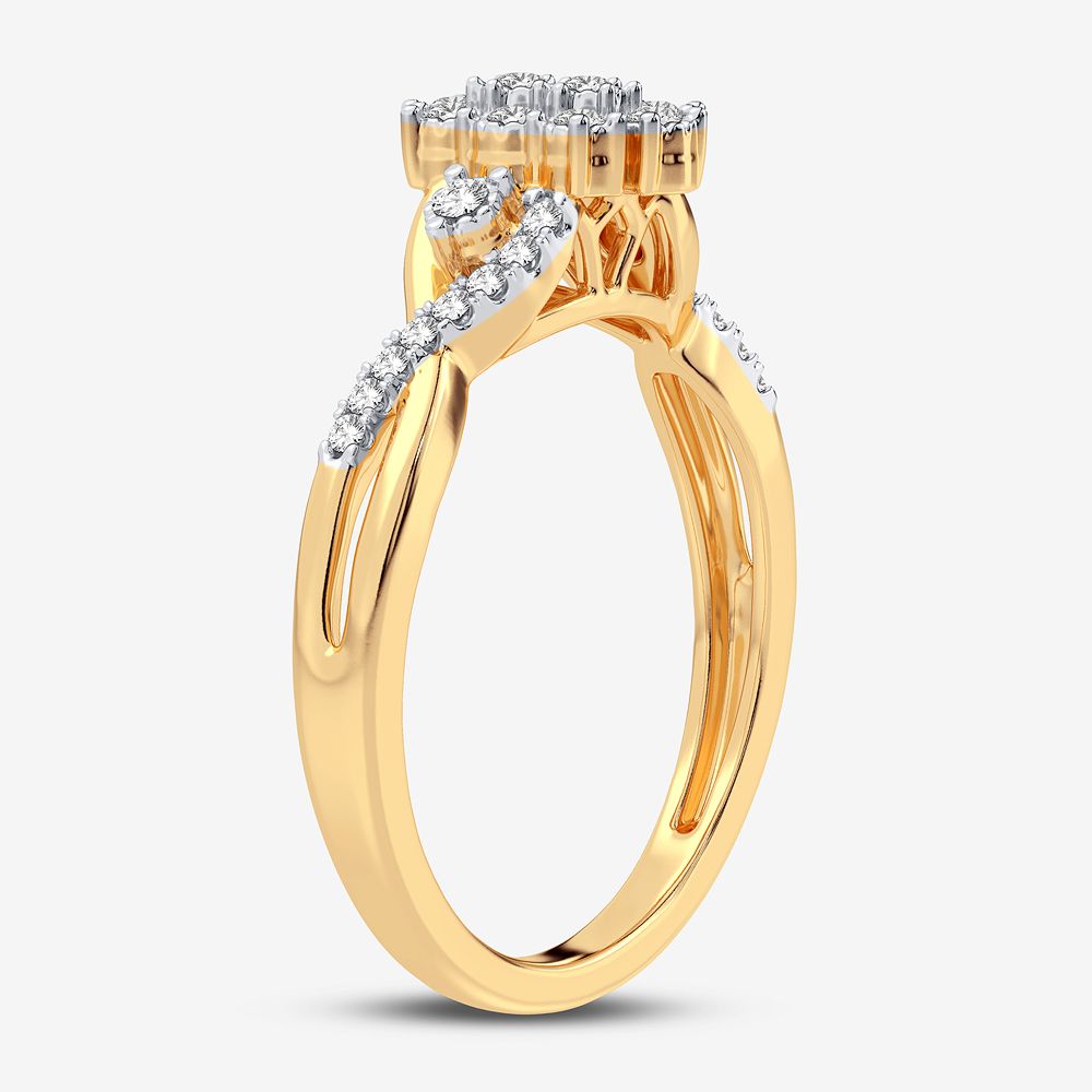 10K 0.10CT DIAMOND RING