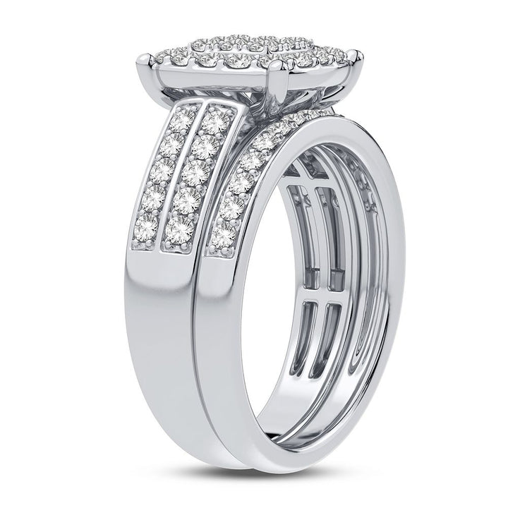 10K 0.90CT DIAMOND BRIDAL RING