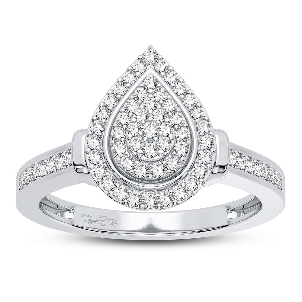 Magnifcnet 14K 0.10CT DIAMOND RING