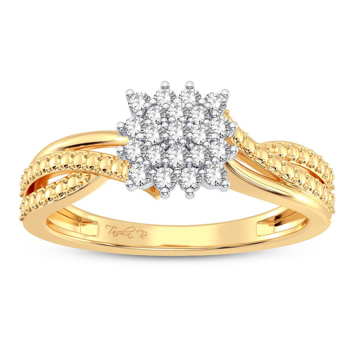 10K 0.20CT DIAMOND RING