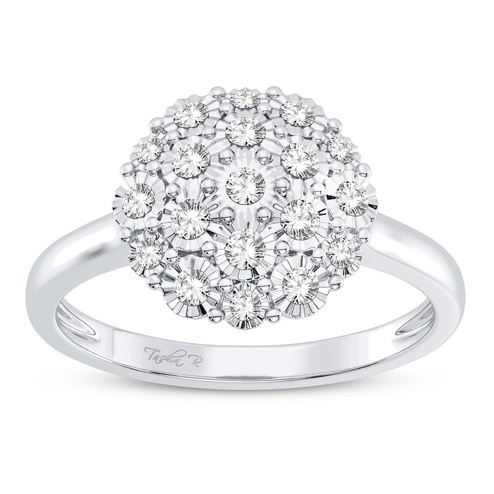Beautiful 10K 0.19CT DIAMOND RING