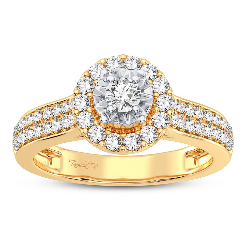 Exquisite 10K 0.50CT DIAMOND RING