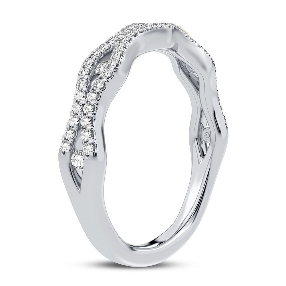 10K 0.25CT Diamond Band