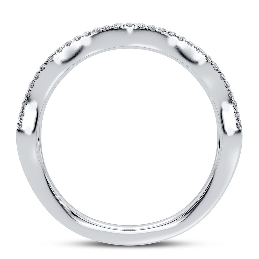 10K 0.25CT Diamond Band