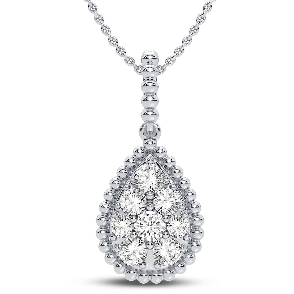Dazzling 14K 0.40CT DIAMOND PENDANT