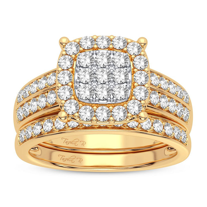 10K 0.90CT DIAMOND BRIDAL RING