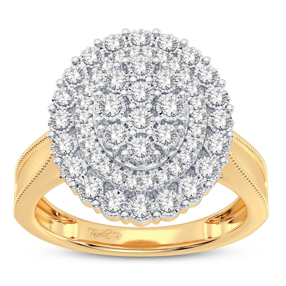 Elegant 10K 0.20CT DIAMOND RING