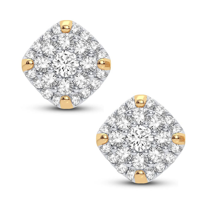 10K 0.50CT DIAMOND EARRING