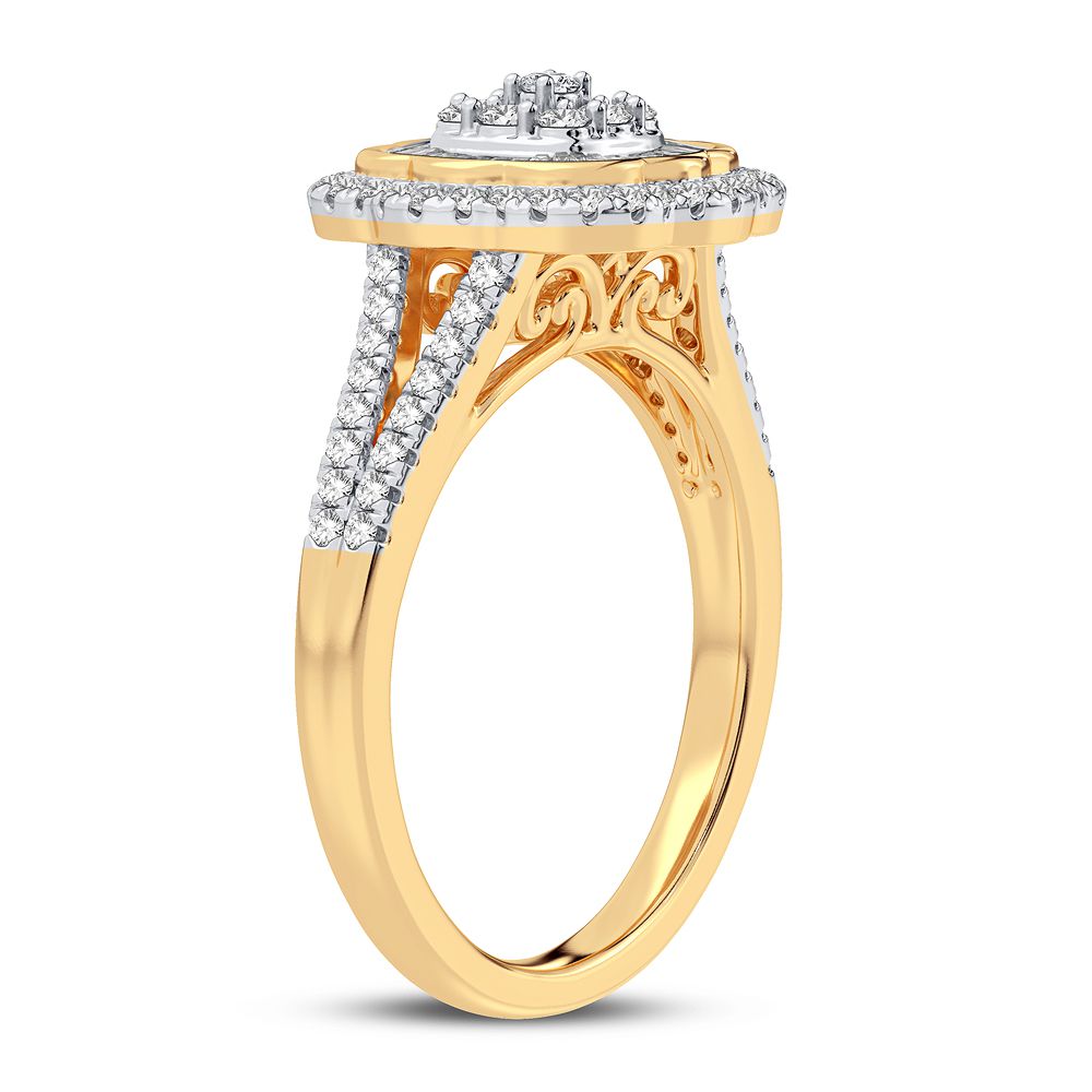 10K 0.50CT DIAMOND RING