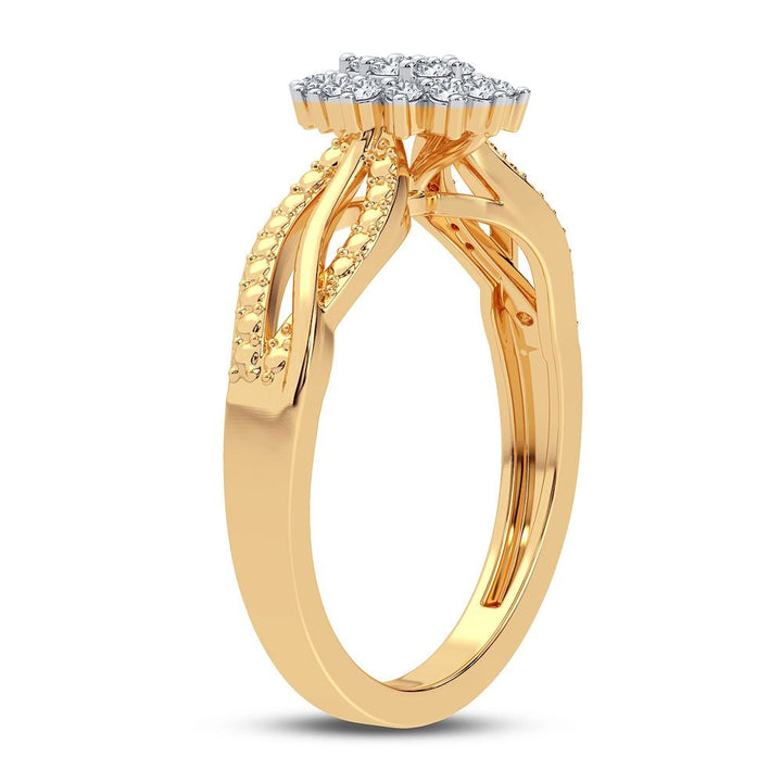 10K 0.20CT DIAMOND RING