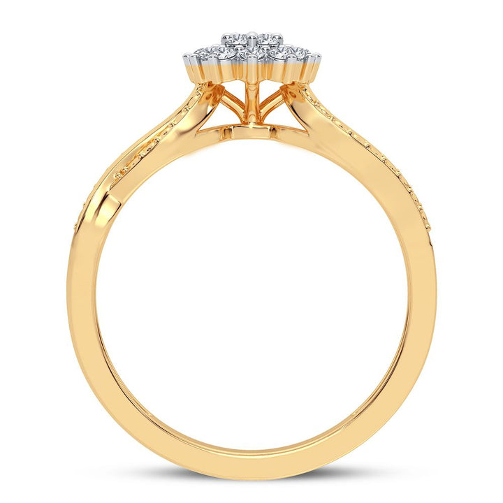 10K 0.20CT DIAMOND RING