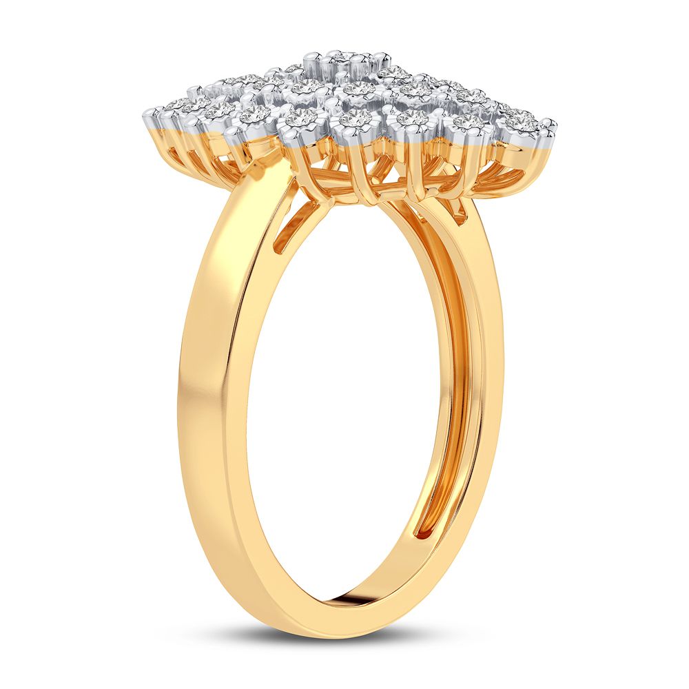 10K 0.15CT DIAMOND RING