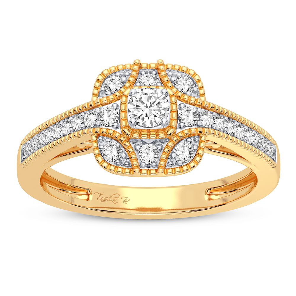 10K 0.25CT DIAMOND RING