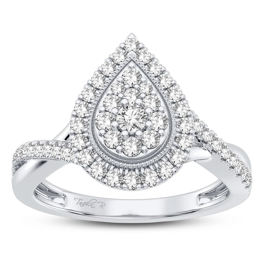 Dazzling 10K 0.50CT DIAMOND RING
