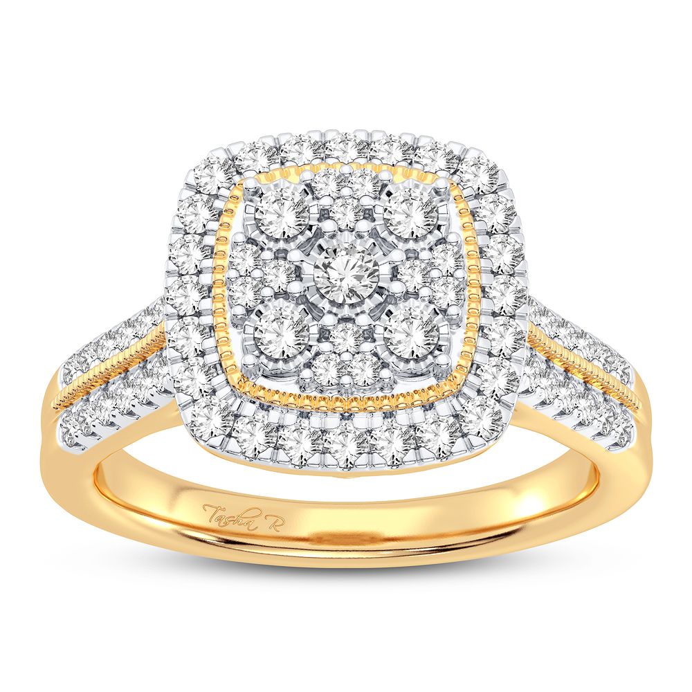 Magnifcnet 10K 0.50CT DIAMOND RING