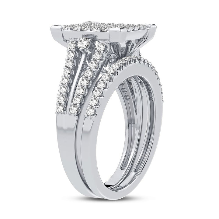 10K 1.00CT DIAMOND BRIDAL RING