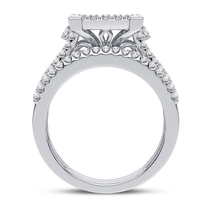 10K 1.00CT DIAMOND BRIDAL RING