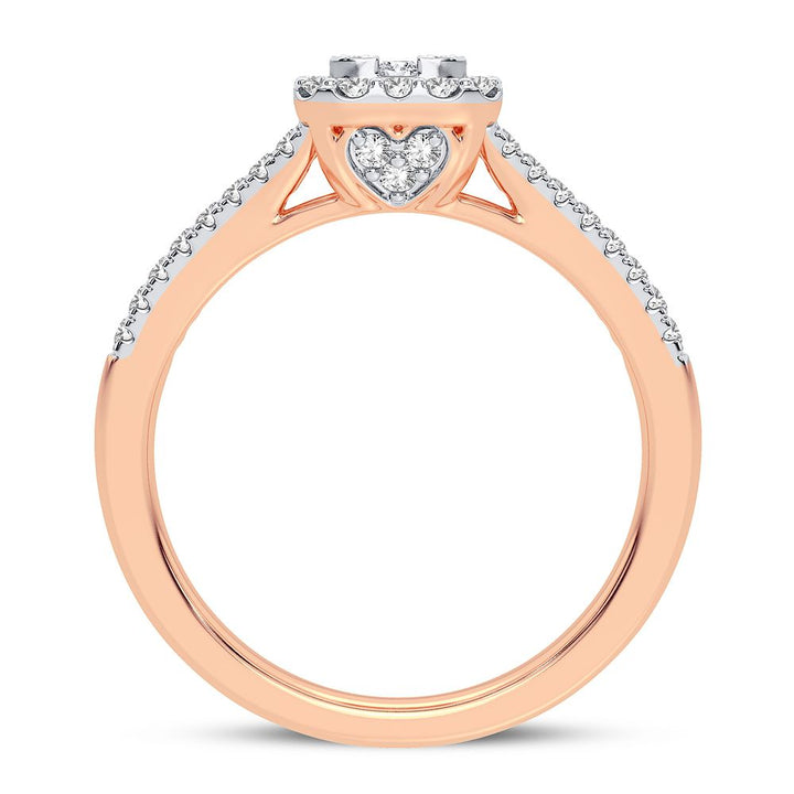 10K 0.40CT DIAMOND RING