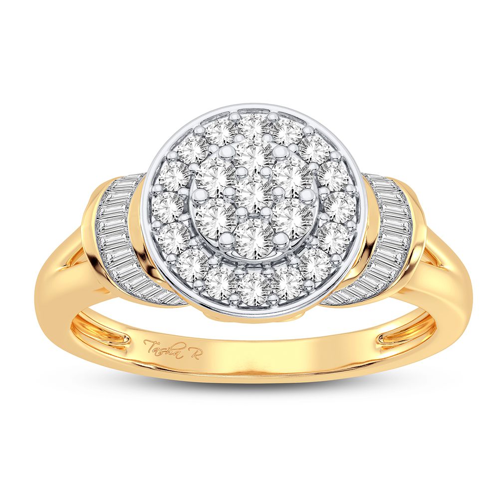 Elegant 10K 0.50CT DIAMOND RING