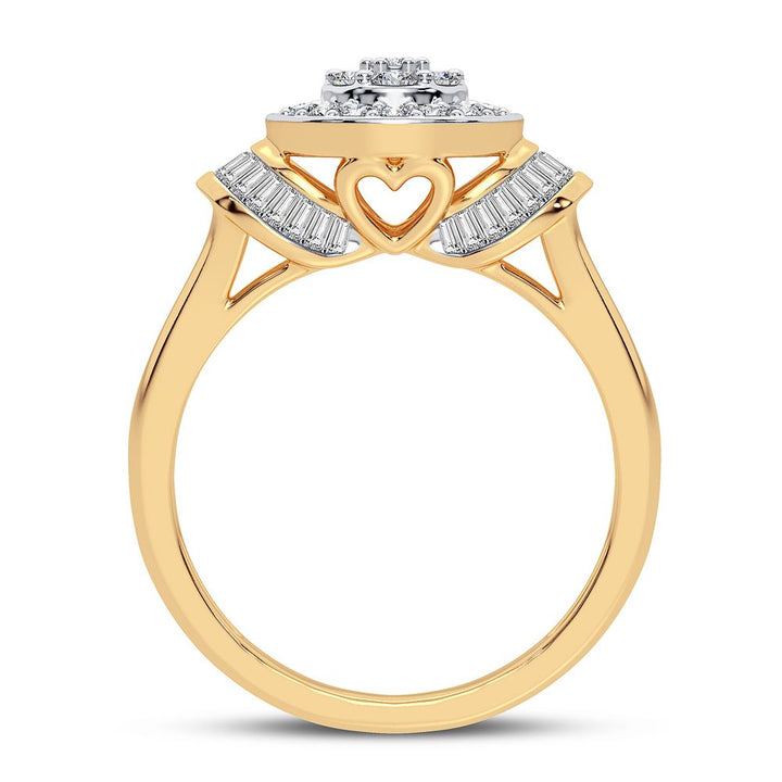 10K 0.50CT DIAMOND RING