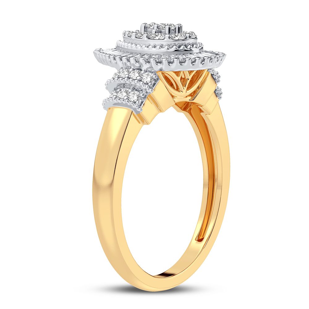 10K 0.50CT DIAMOND RING