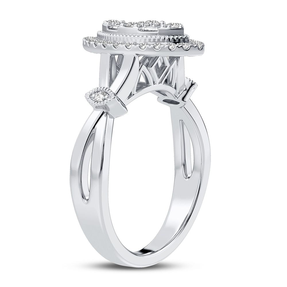 10K 0.33CT DIAMOND RING