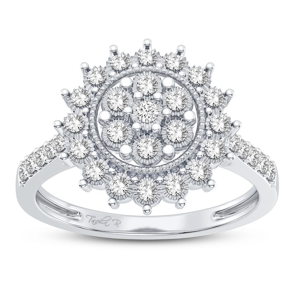 Dazzling 10K 0.20CT DIAMOND RING