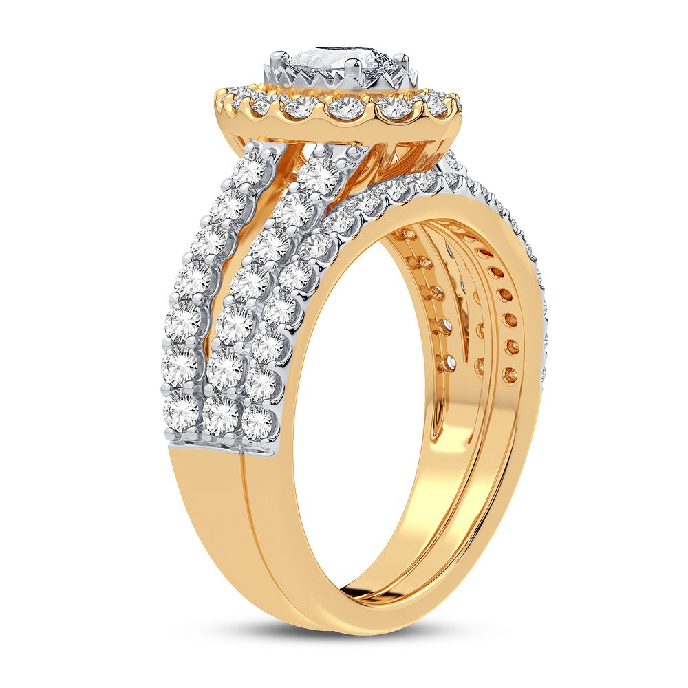 14K 1.50CT DIAMOND BRIDAL RING