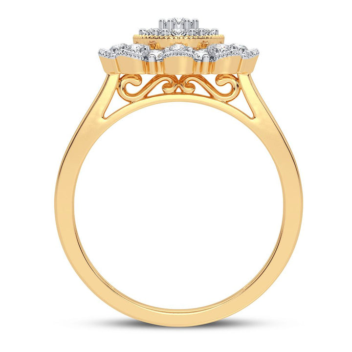 10K 0.20CT DIAMOND RING