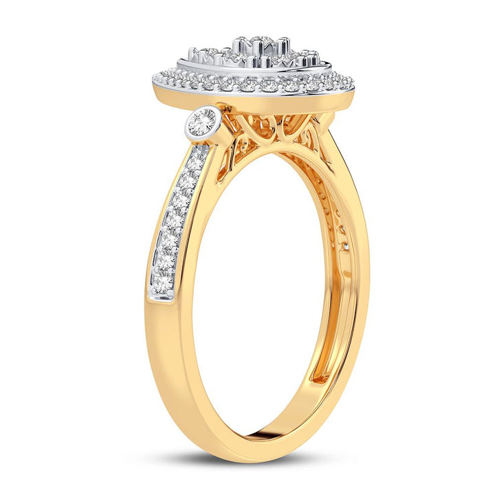 10K 0.20CT DIAMOND RING