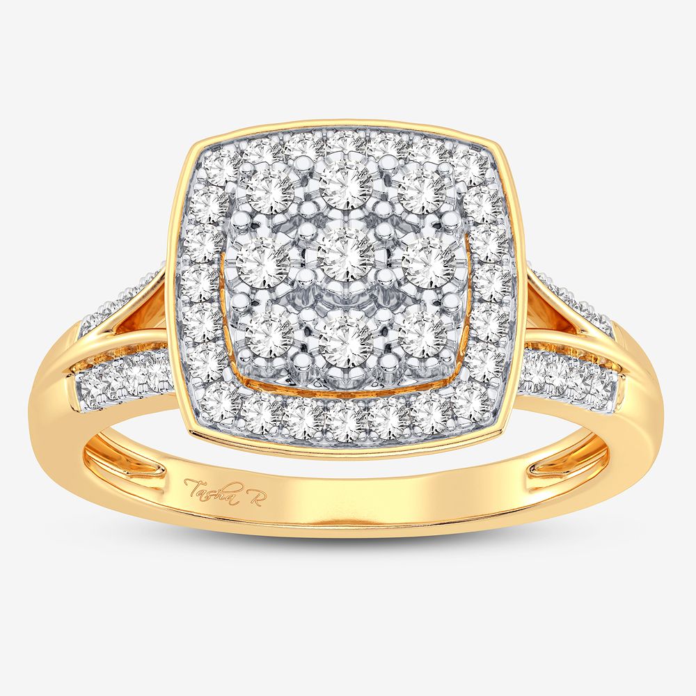 Exquisite 10K 0.25CT DIAMOND RING