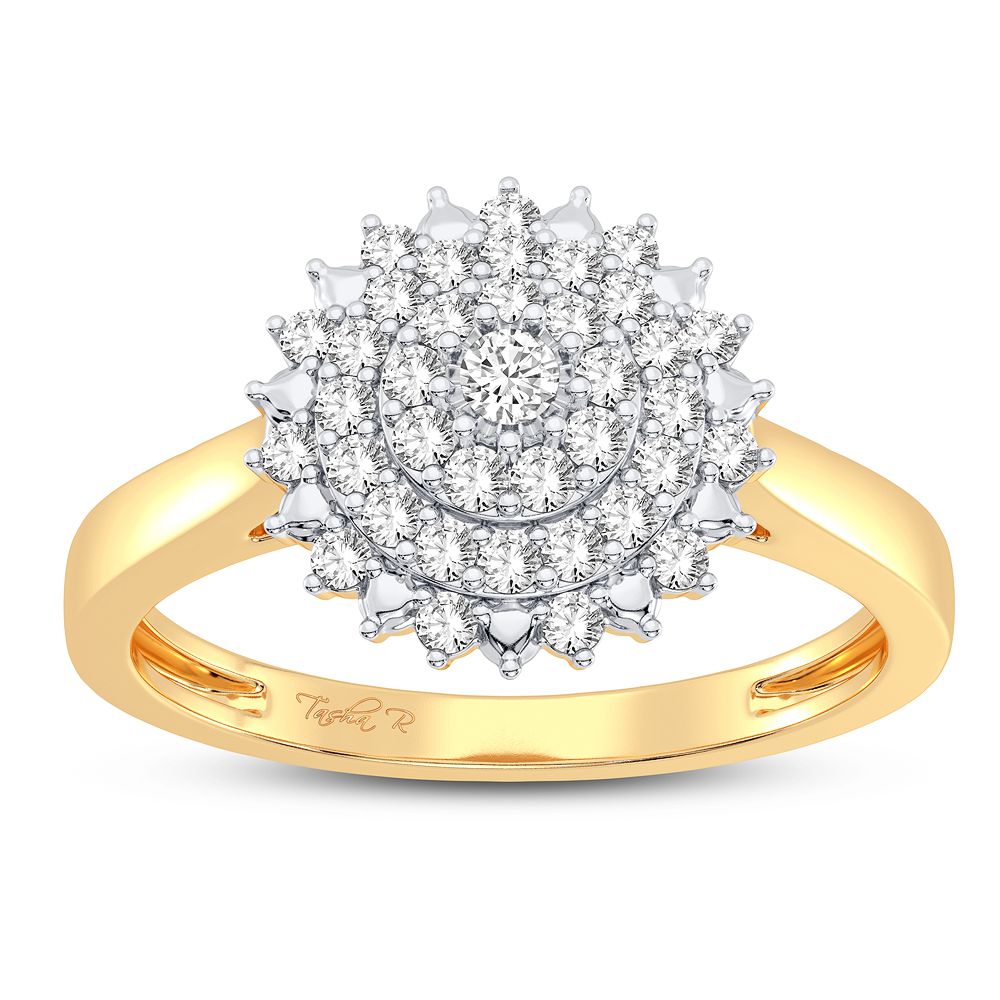 Dazzling 10K 0.25CT DIAMOND RING