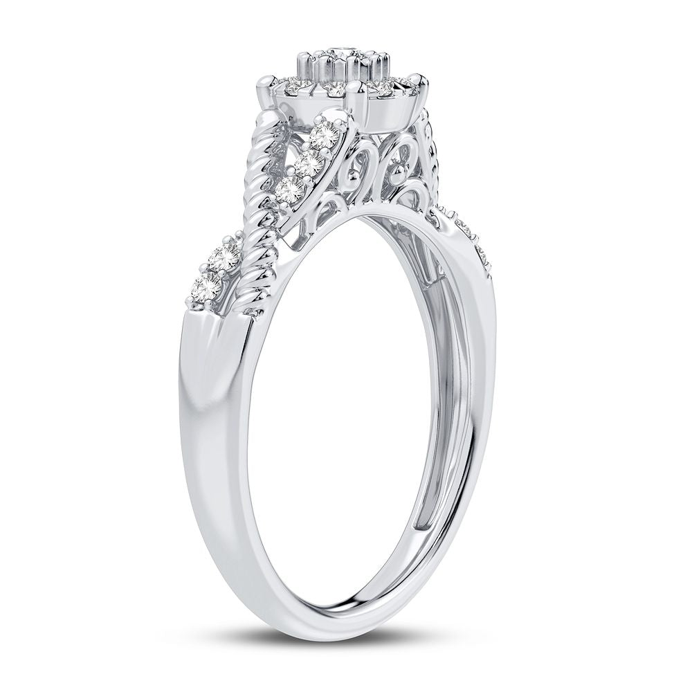 10K 0.25CT DIAMOND RING