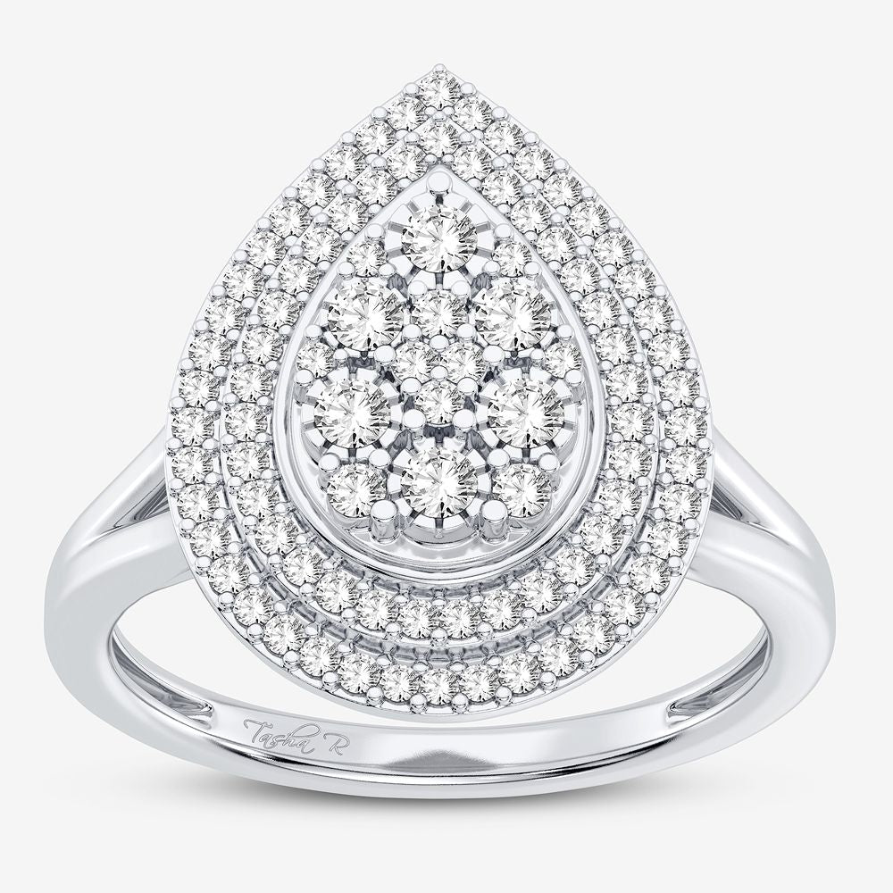 Gorgeous 10K 0.27CT DIAMOND RING