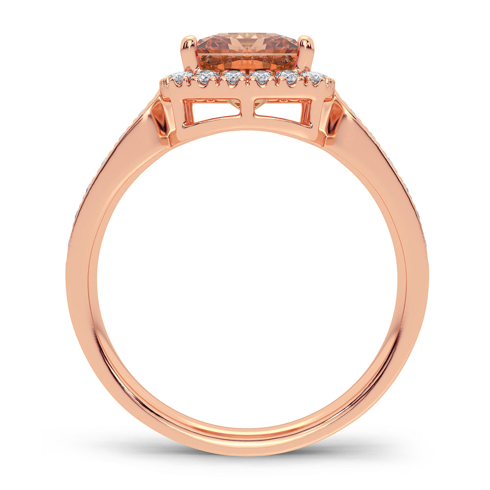 14K 0.33ct Morganite ring