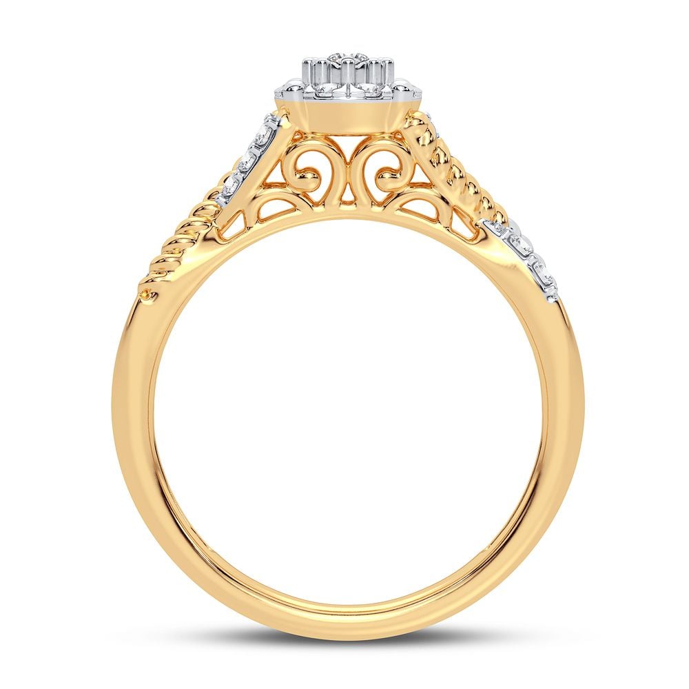 10K 0.25CT DIAMOND RING