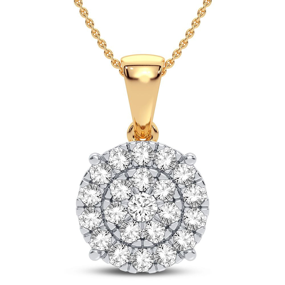 Beautiful 10K 1.00CT DIAMOND PENDANT