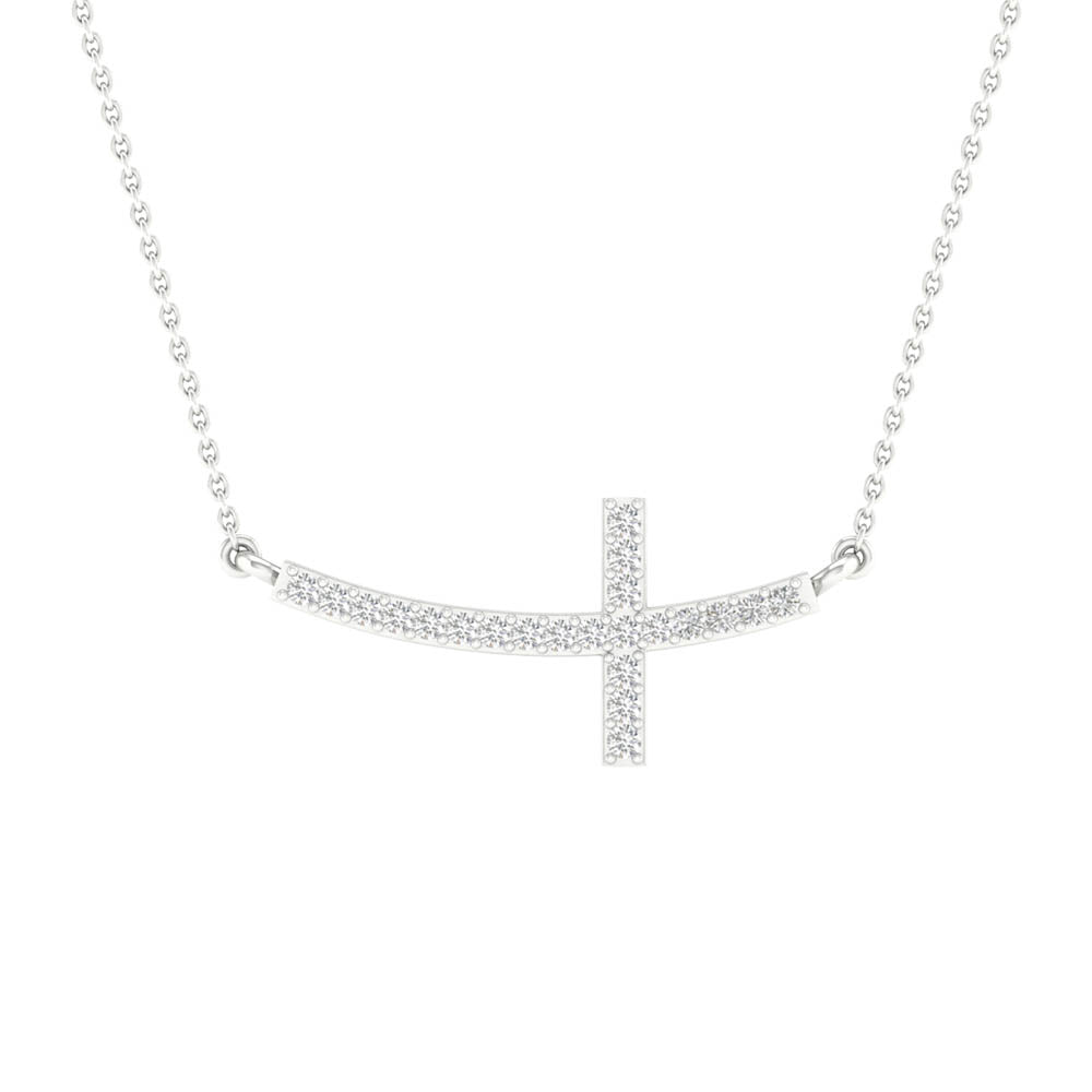 10K 0.06ct Diamond Neckalce