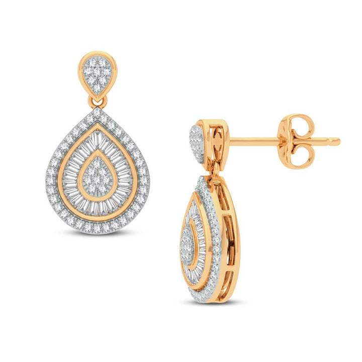 14K 0.50ct Diamond Earring