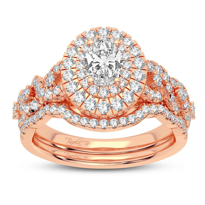 14K 1.00CT Diamond Bridal Ring