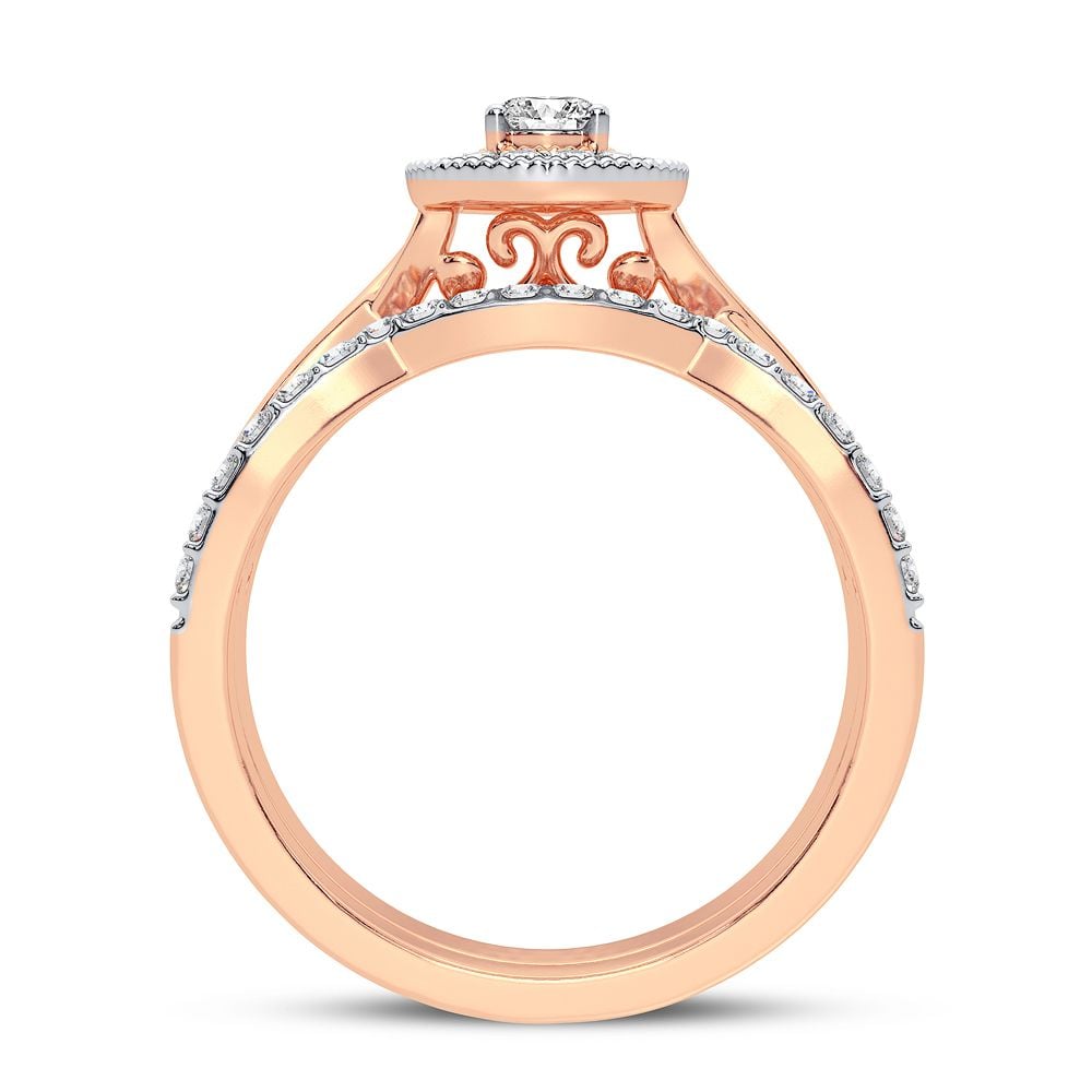 14K 0.60CT Diamond Bridal Ring