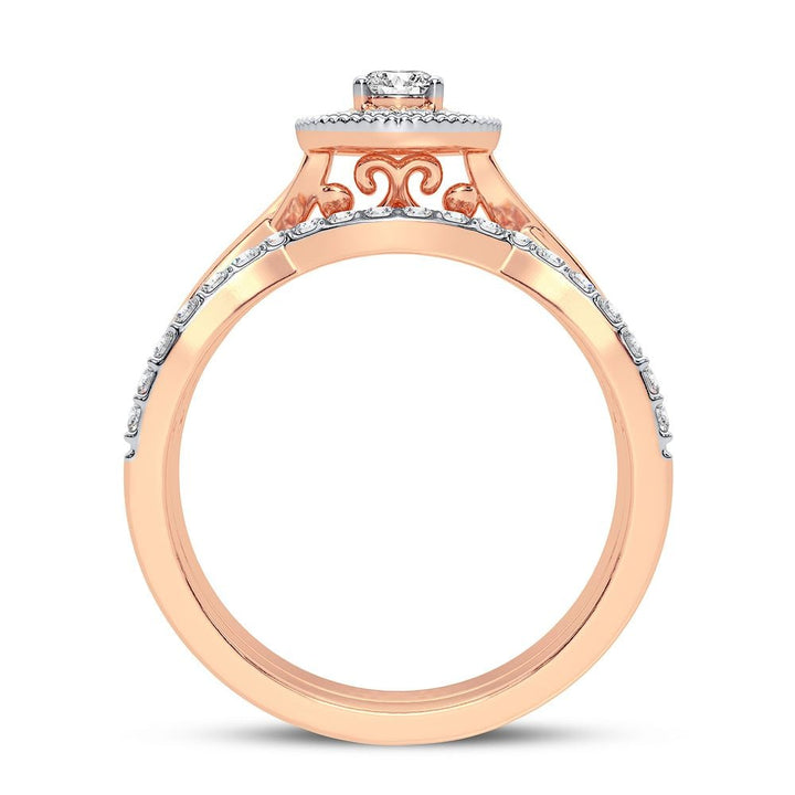 14K 0.60CT Diamond Bridal Ring